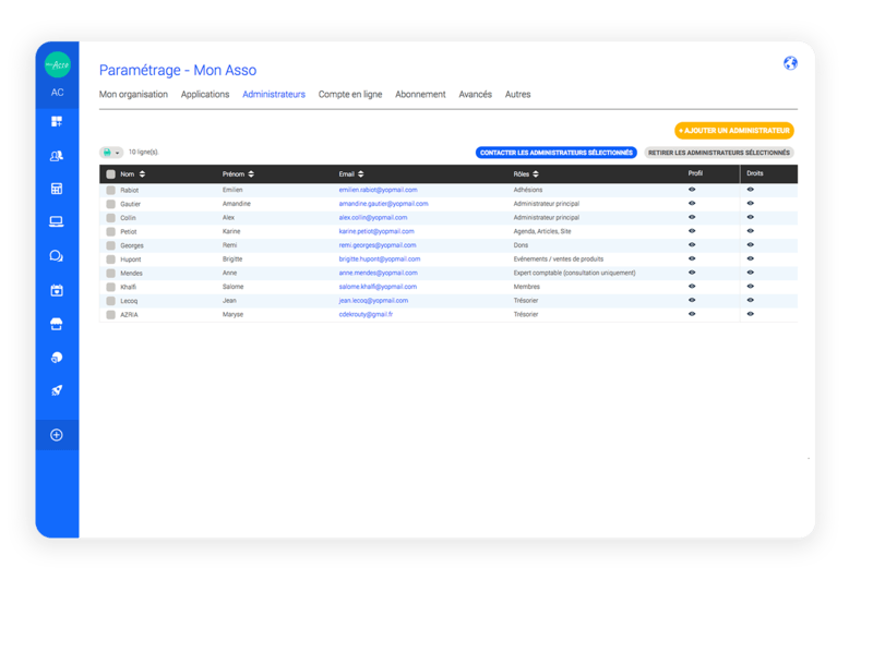 Outils collaboratifs association